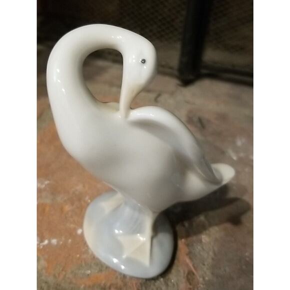 Vintage 1980s Nao Lladro Daisa Porcelain Figurines Long Neck Goose Duck Spain - Picture 3 of 13